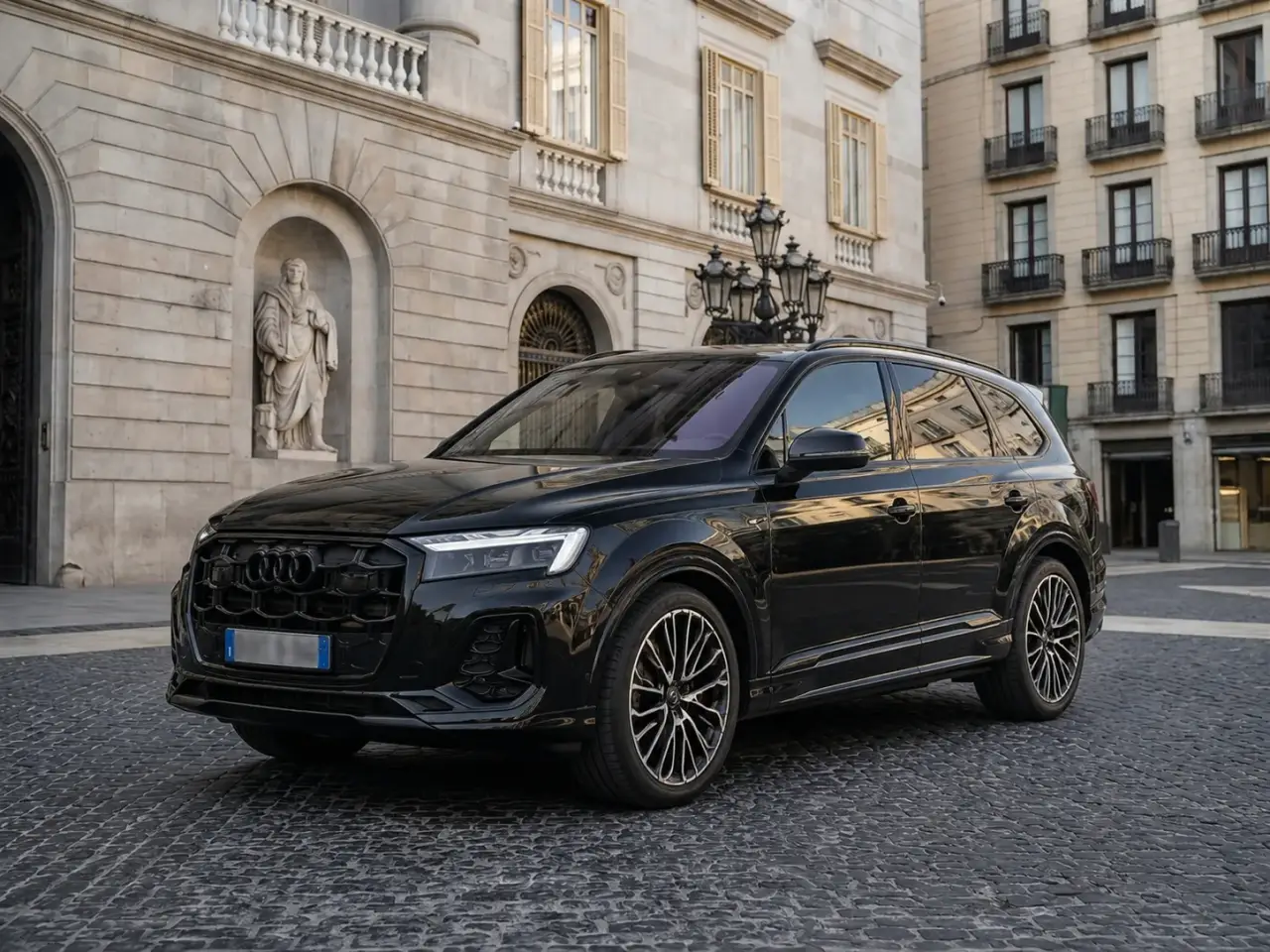 Audi Q7 50 TDI S-Line Edition 2025, side profile — Luxury Car France, France. Audi Q7 50 TDI S-Line Edition in France The Audi Q7 50 TDI S-Line Edition is available…