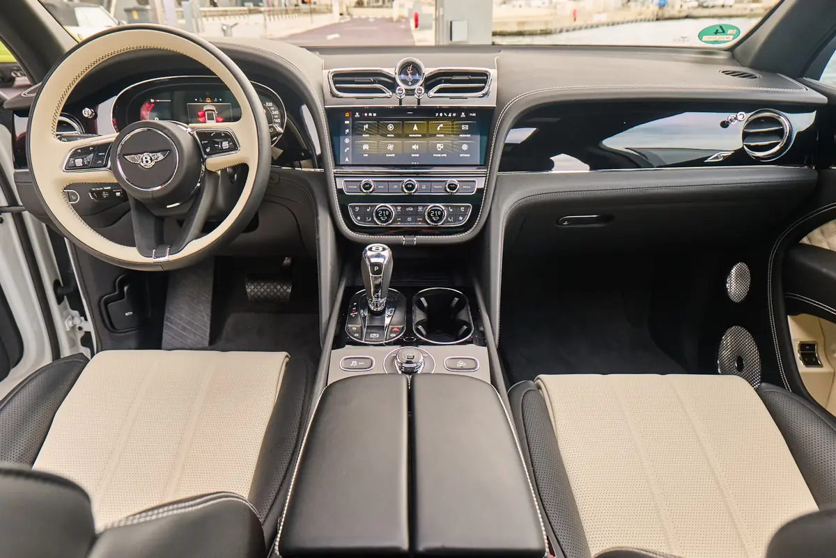 Bentley Bentayga V8-S 2024, dashboard — Luxury Car France, France. Bentley Bentayga V8-S in France The Bentley Bentayga V8-S is available for hire in…