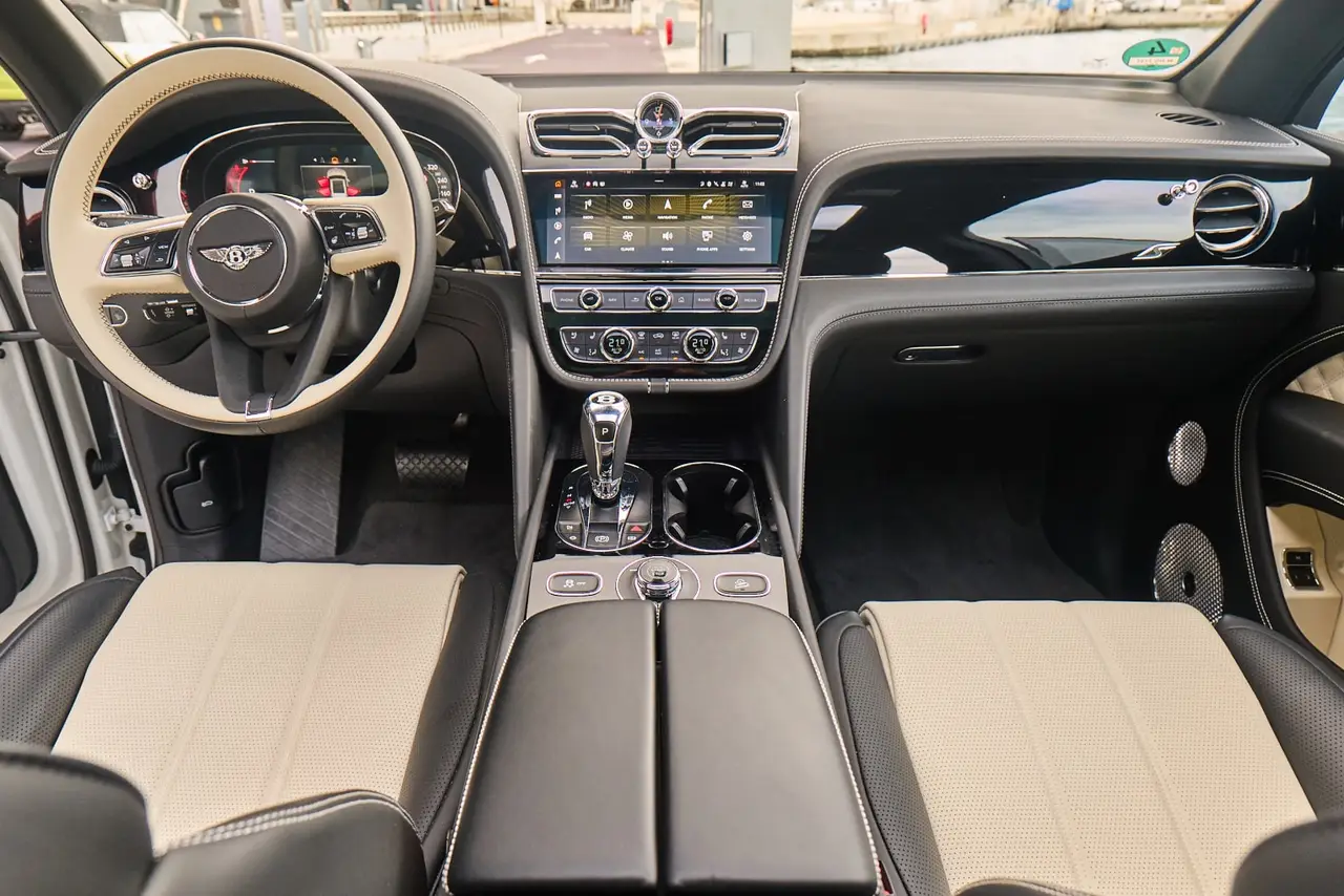 Bentley Bentayga V8-S 2024, dashboard — Luxury Car France, France. Bentley Bentayga V8-S in France The Bentley Bentayga V8-S is available for hire in…
