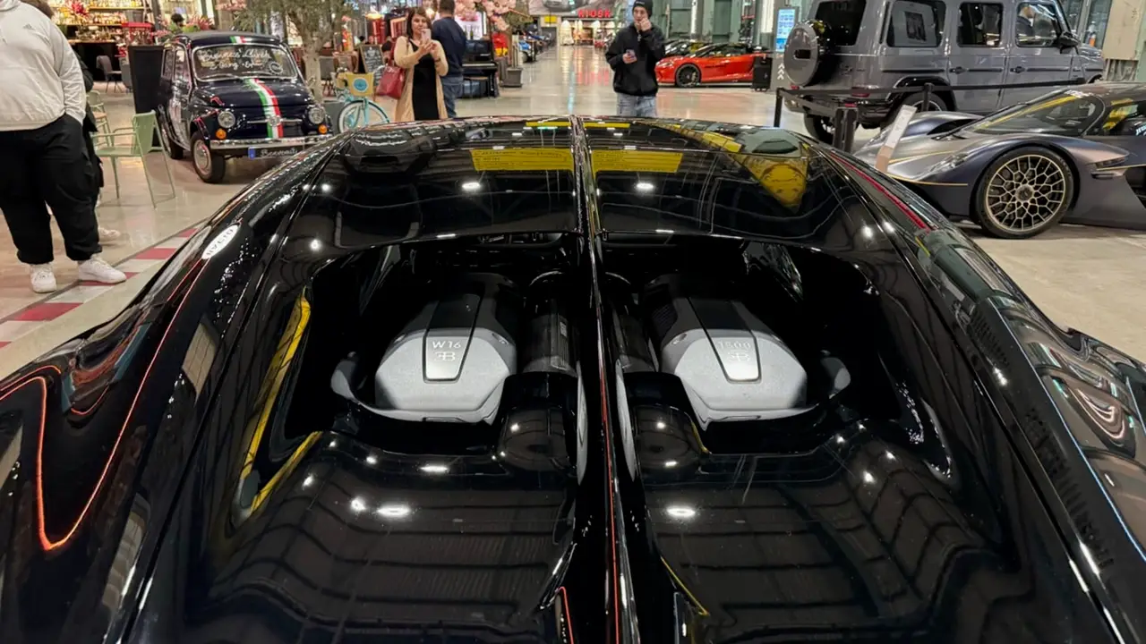 Bugatti Chiron 110 Ani 2019, rear view — Luxury Car France, France. Bugatti Chiron 110 Ani in France The Bugatti Chiron 110 Ani is available for hire in…