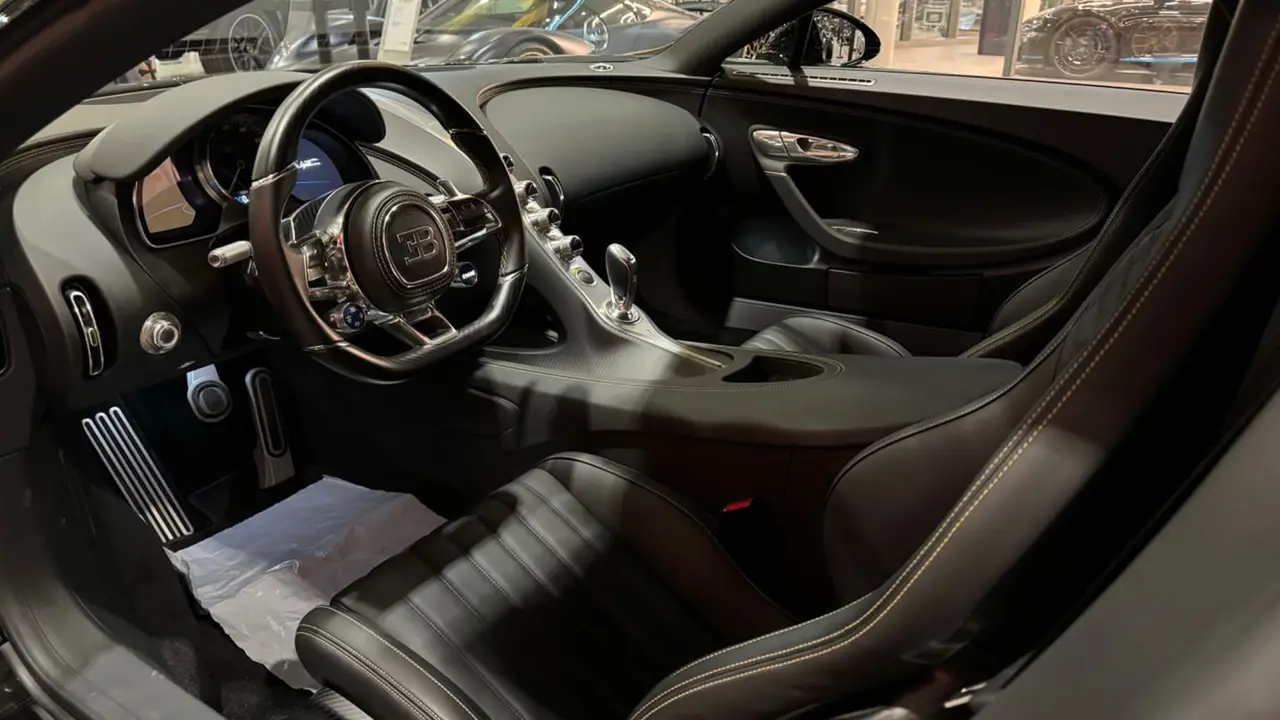 Bugatti Chiron 110 Ani 2019, interior — Luxury Car France, France. Bugatti Chiron 110 Ani in France The Bugatti Chiron 110 Ani is available for hire in…