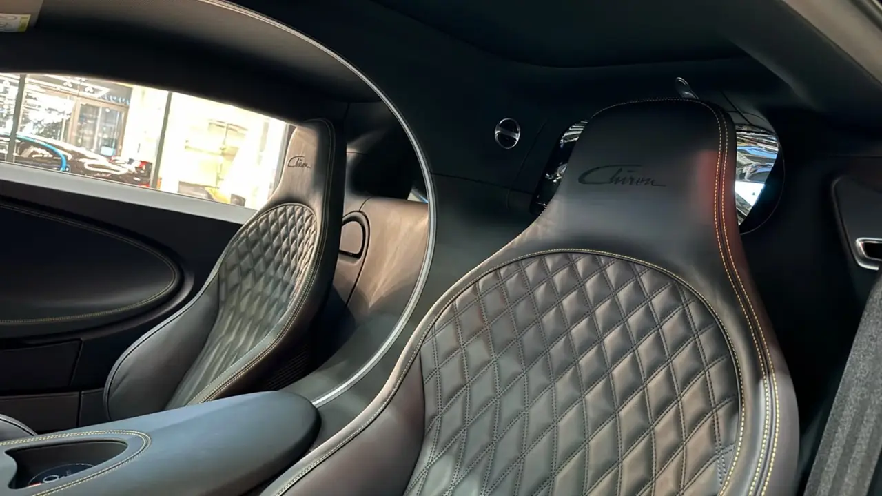 Bugatti Chiron 110 Ani 2019, dashboard — Luxury Car France, France. Bugatti Chiron 110 Ani in France The Bugatti Chiron 110 Ani is available for hire in…