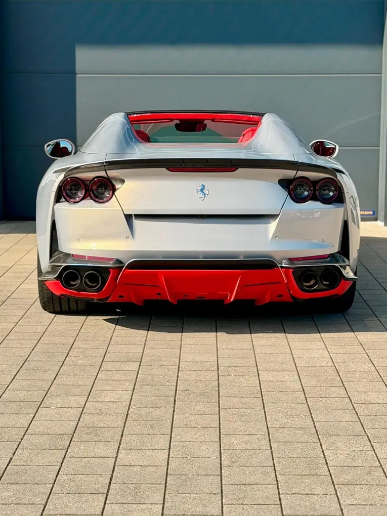 Ferrari 812 GTS 2024, rear view — Luxury Car France, France. Ferrari 812 GTS in France The Ferrari 812 GTS is available for hire in France, offering a…