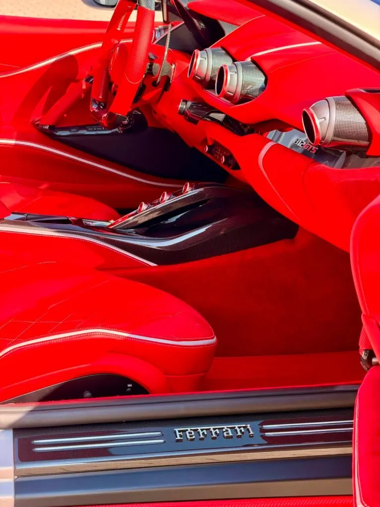 Ferrari 812 GTS 2024, interior — Luxury Car France, France. Ferrari 812 GTS in France The Ferrari 812 GTS is available for hire in France, offering a…