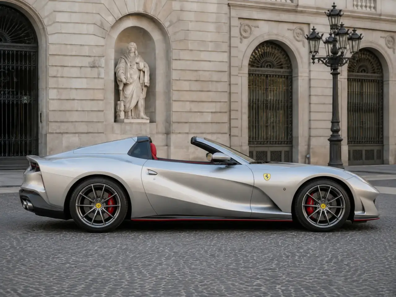 Ferrari 812 GTS 2024, side profile — Luxury Car France, France. Ferrari 812 GTS in France The Ferrari 812 GTS is available for hire in France, offering a…
