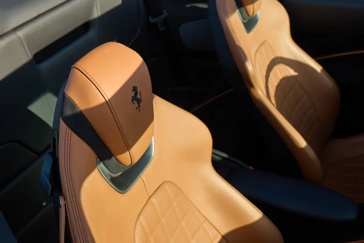 Ferrari Roma Spider 2024, interior — Luxury Car France, France. Ferrari Roma Spider in France The Ferrari Roma Spider is available for hire in France,…