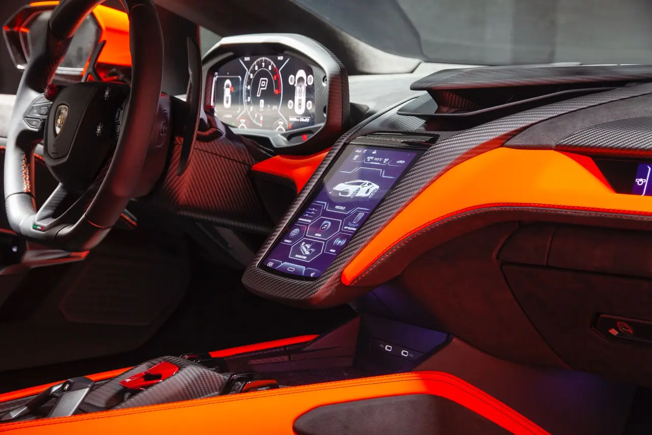 Lamborghini Revuelto 2026, dashboard — Luxury Car France, France. Lamborghini Revuelto in France The Lamborghini Revuelto is available for hire in France,…
