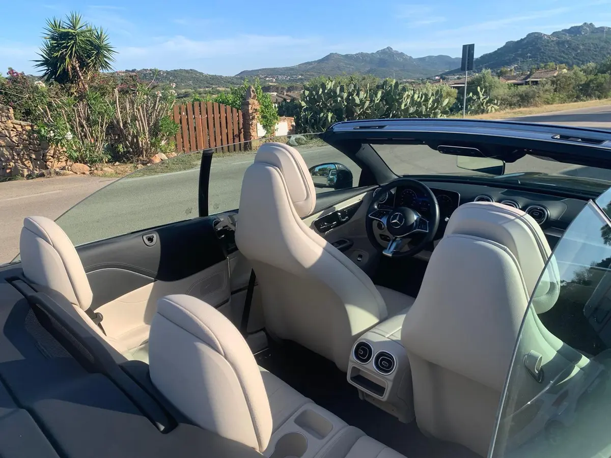 Mercedes Benz CLE Cabrio 2025, interior — Luxury Car France, France. Mercedes Benz CLE Cabrio in France The Mercedes Benz CLE Cabrio is available for hire in…