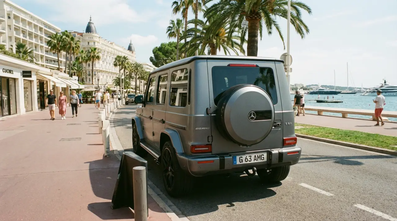 Mercedes Benz G63 2023, front view — Luxury Car France, France. Mercedes Benz G63 in France The Mercedes Benz G63 is available for hire in France,…