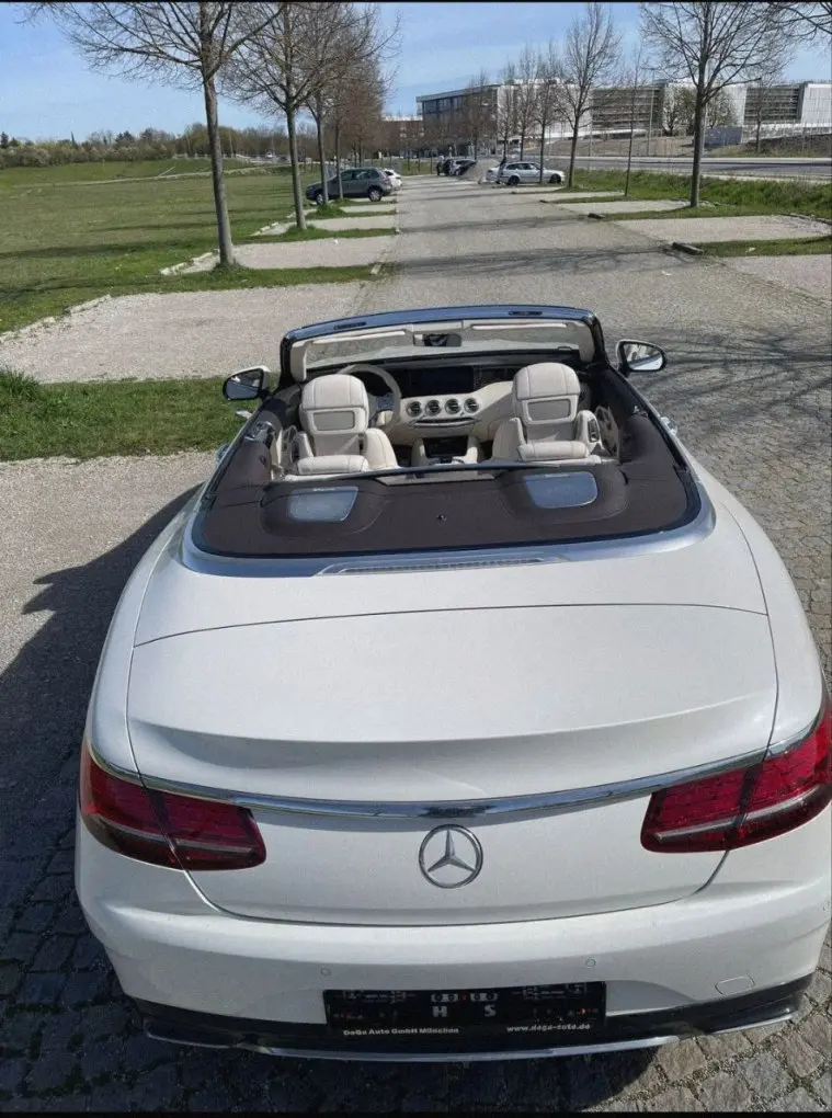 Mercedes Benz S560 Cabrio 2021, front view — Luxury Car France, France. Mercedes Benz S560 Cabrio in France The Mercedes Benz S560 Cabrio is available for hire…