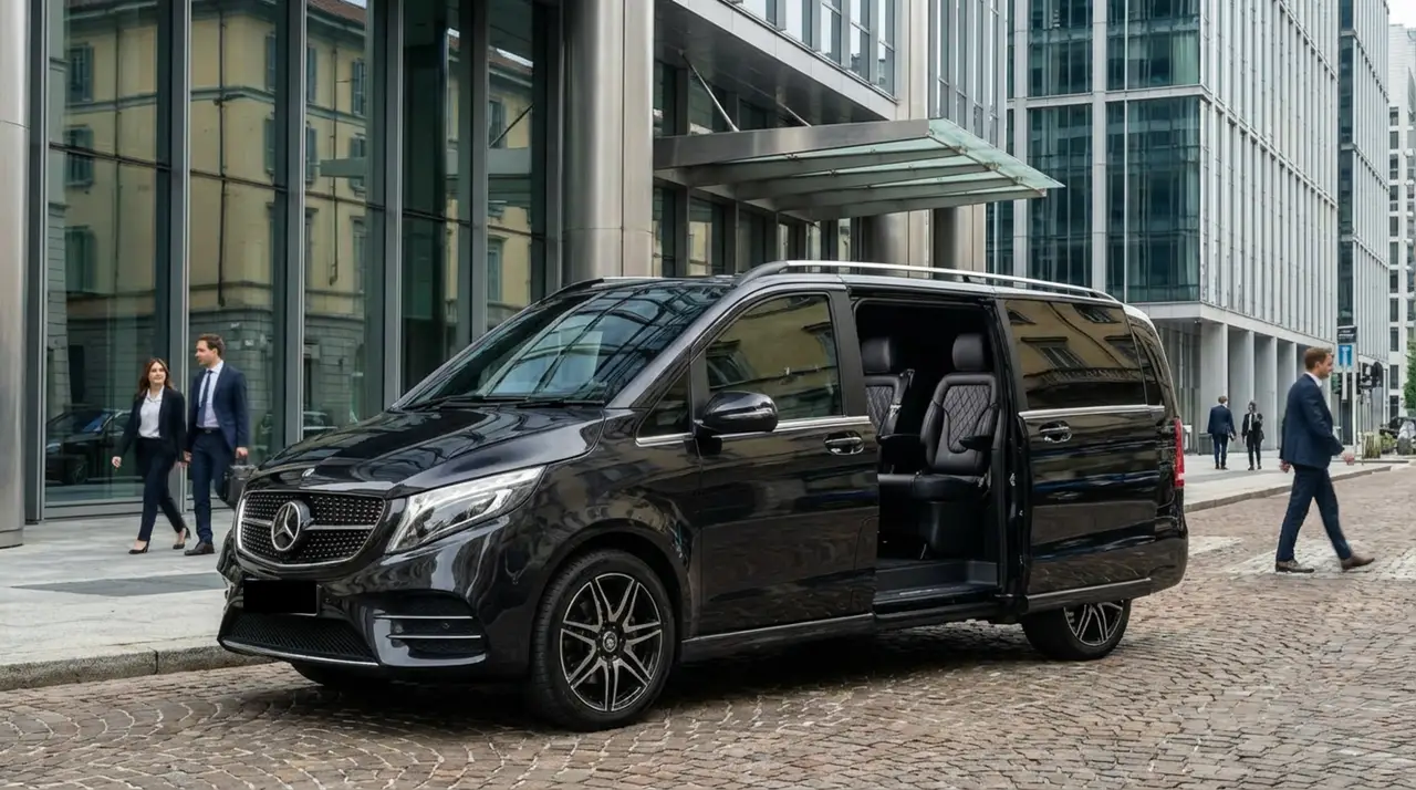 Mercedes V Class 2026, interior — Luxury Car France, Francia. Mercedes Benz V Class en Francia El servicio de alquiler del Mercedes Benz V Class en…