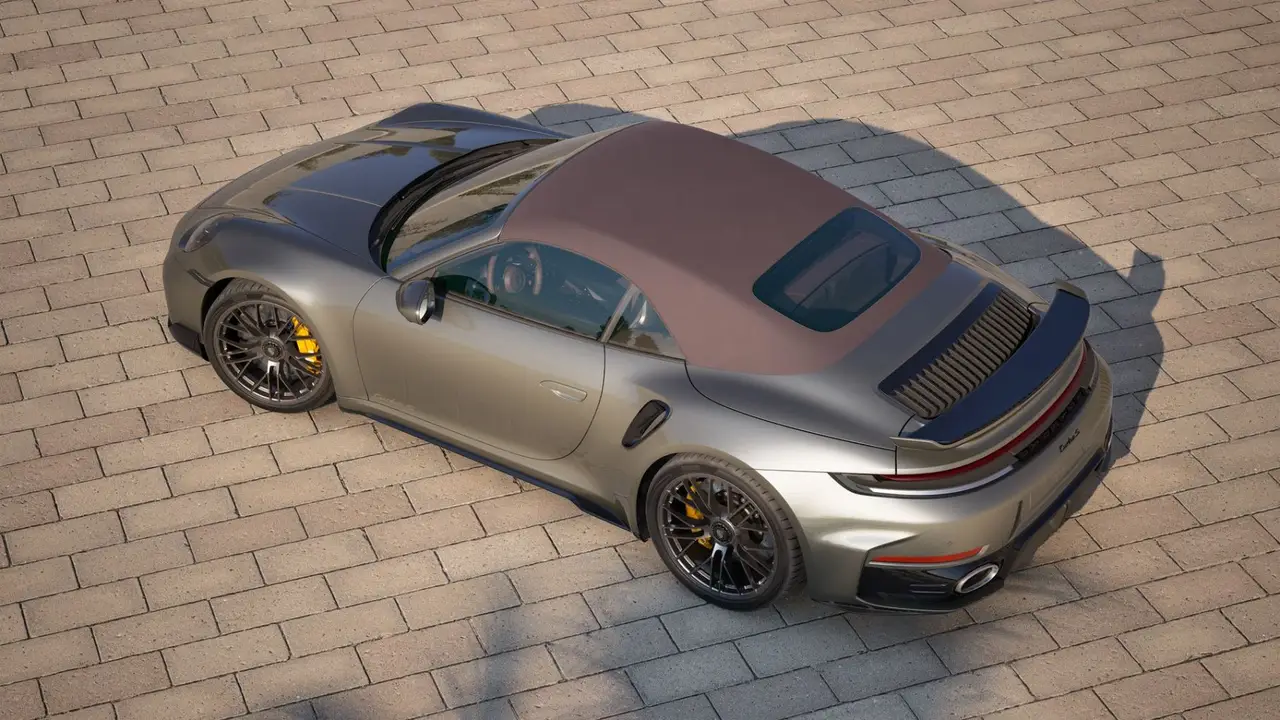 Porsche 911 992 Carrera Turbo S Cabrio 2026, vue avant — Luxury Car France, France. Porsche 911 992 Carrera Turbo S Cabrio en France La Porsche 911 992 Carrera Turbo S…