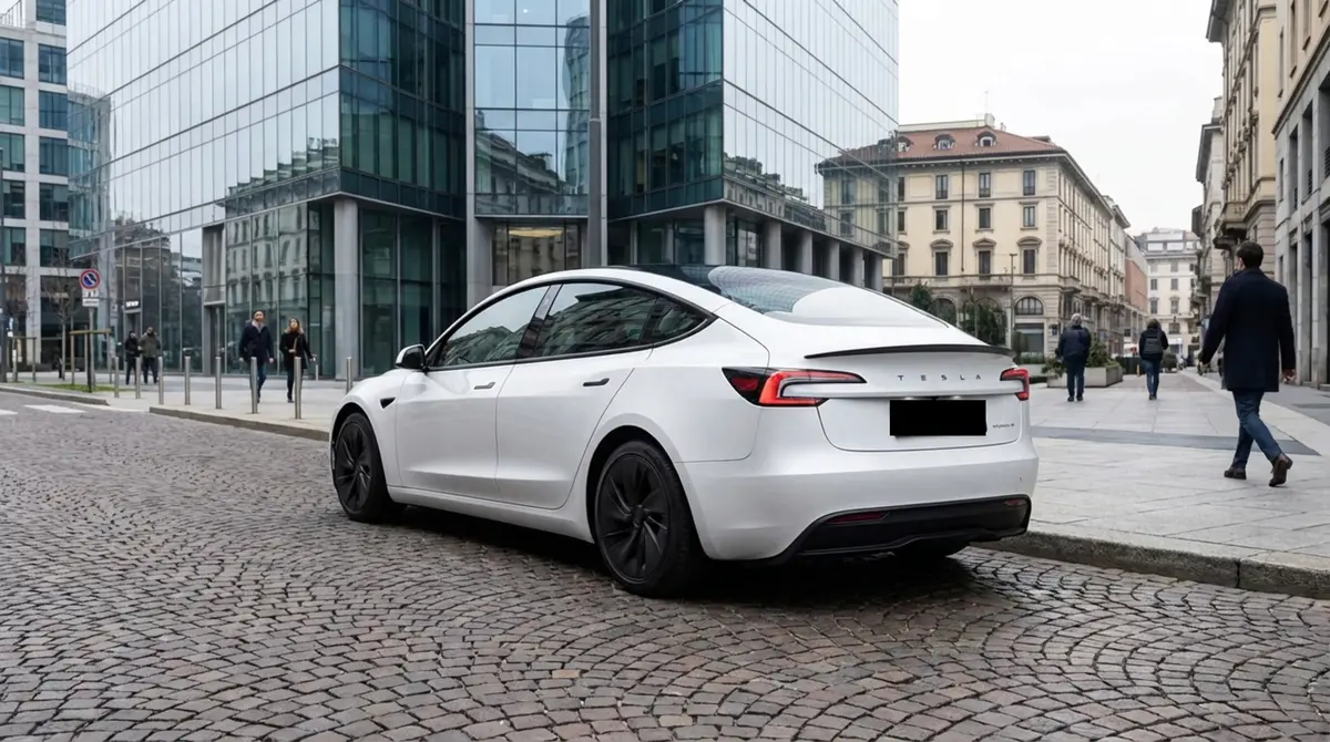 Tesla Model 3 Performance 2026, exterior — Luxury Car France, France. Tesla Model 3 Performance in France The Tesla Model 3 Performance is available for hire…