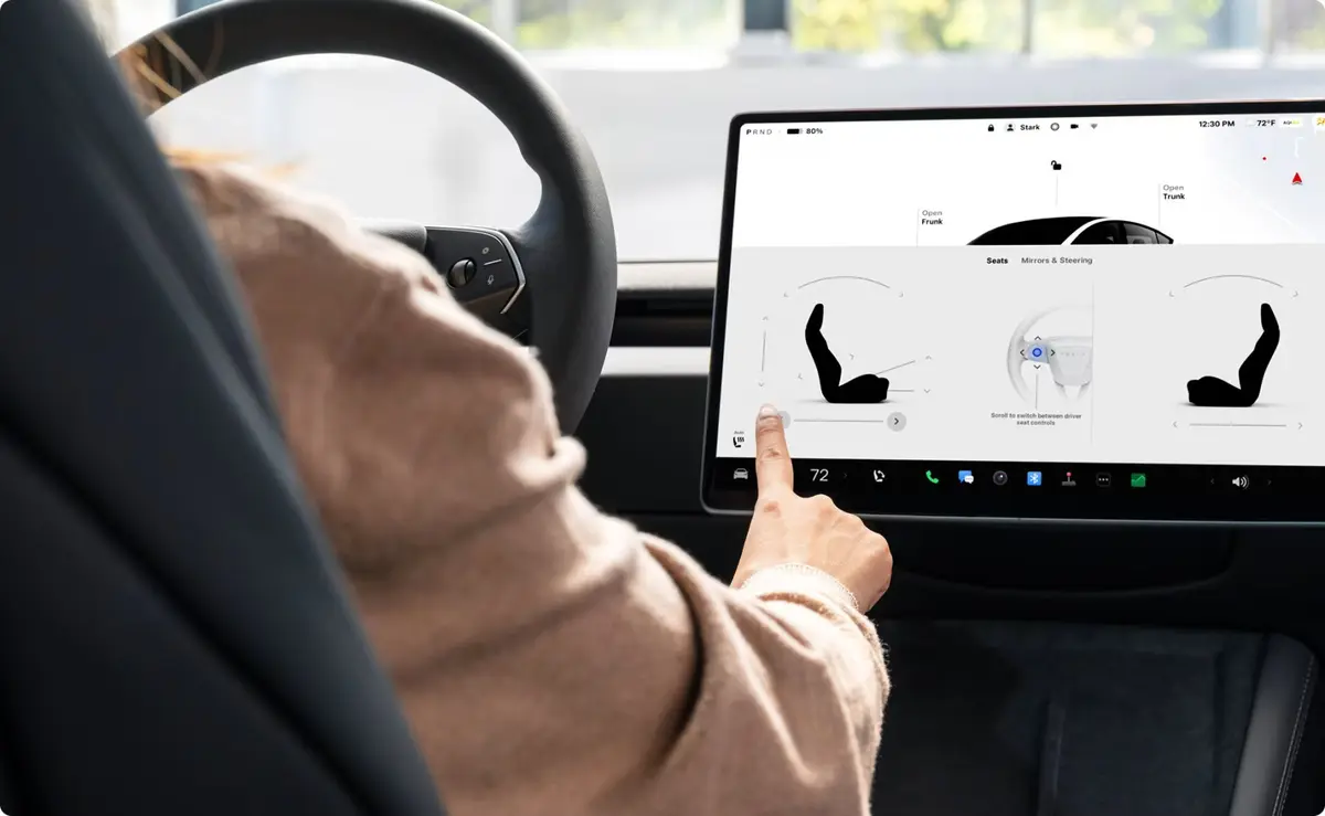 Tesla Model 3 Performance 2026, rear view — Luxury Car France, France. Tesla Model 3 Performance in France The Tesla Model 3 Performance is available for hire…